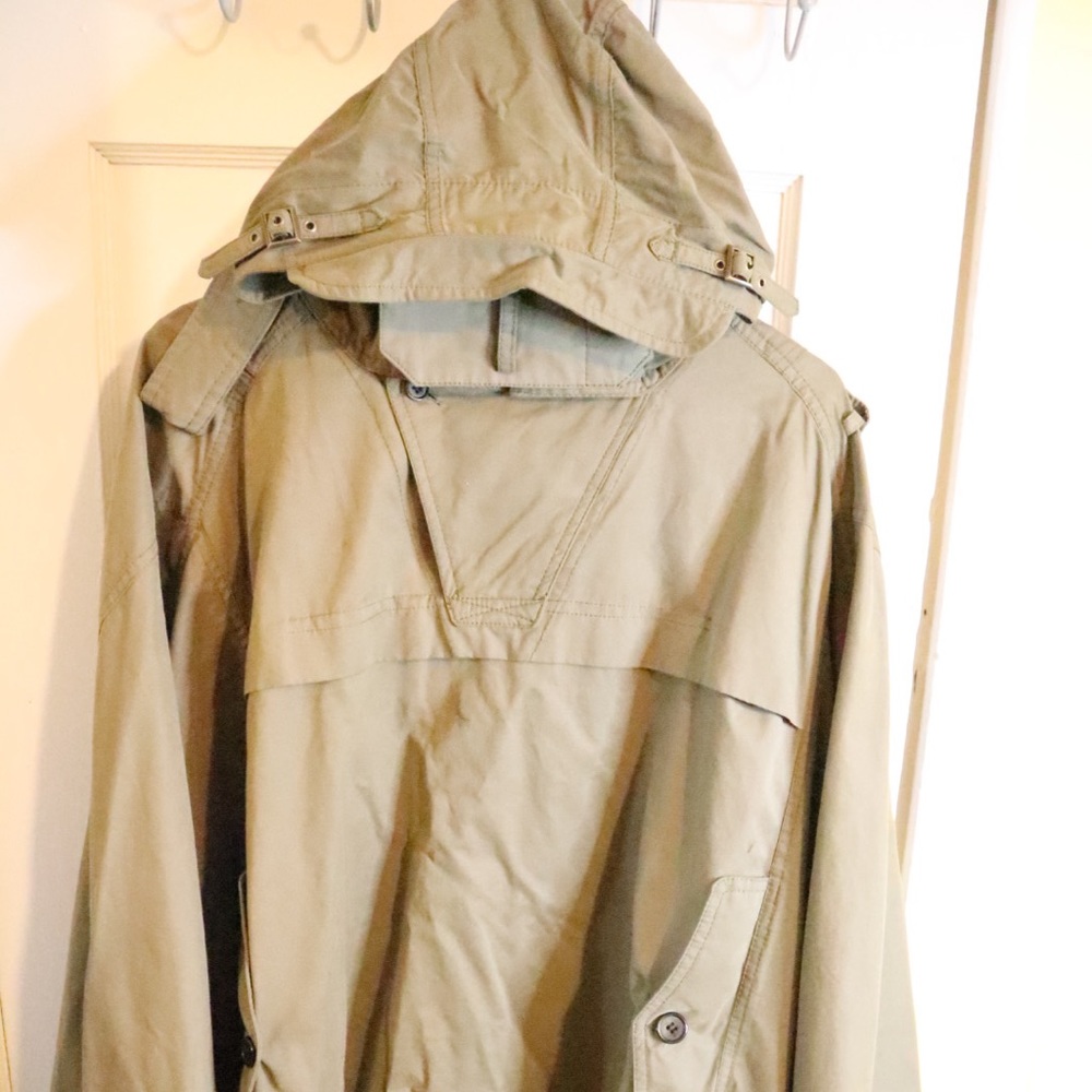 Zara Olive green poncho